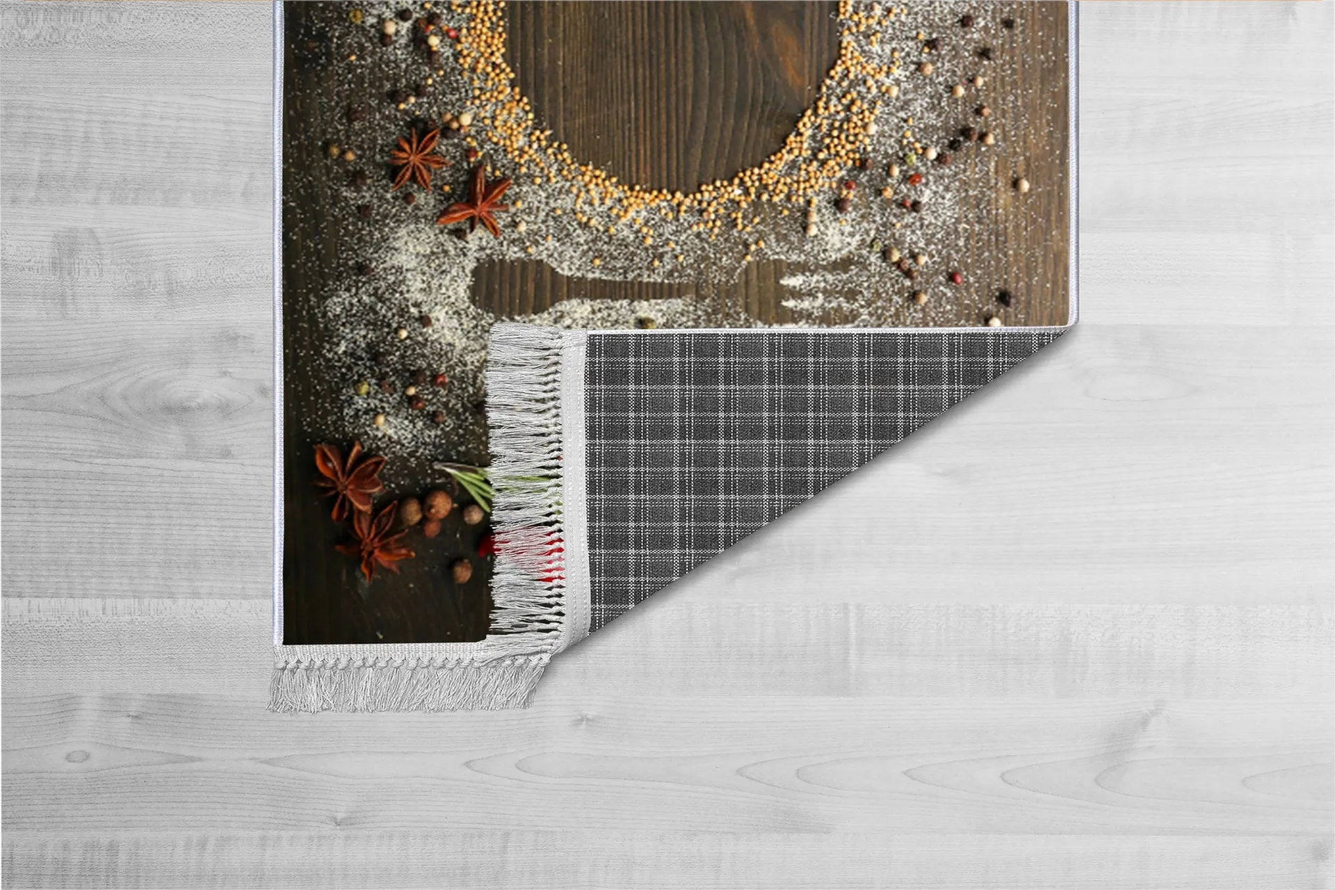 Homefesto Matta 160x230 cm - Multif&auml;rgad/Sammet