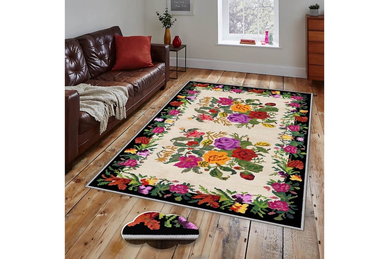 Homefesto Matta 80x120 cm - Multifärgad - Textil & mattor - Matta - Orientalisk matta - Persisk matta