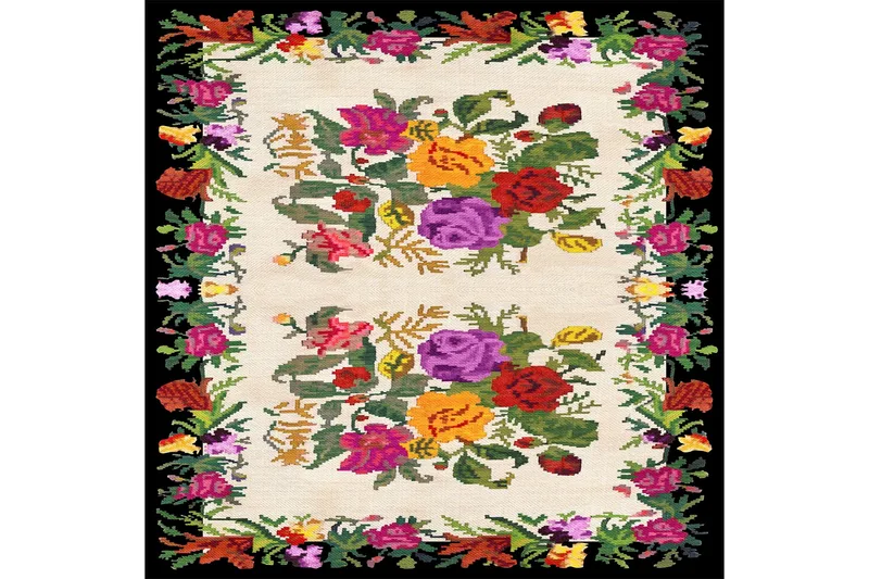 Homefesto Matta 80x120 cm - Multifärgad - Textil & mattor - Matta - Orientalisk matta - Persisk matta