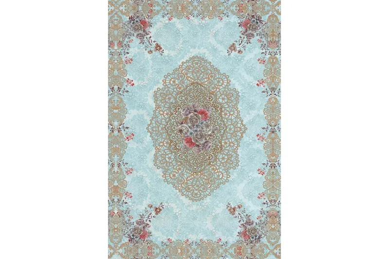 Homefesto Matta 80x120 cm - Multifärgad/Sammet - Textil & mattor - Matta - Orientalisk matta - Persisk matta