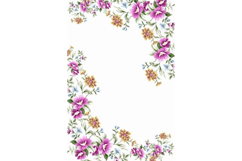 Homefesto Matta 80x120 cm - Multifärgad/Sammet - Textil & mattor - Matta - Orientalisk matta - Persisk matta