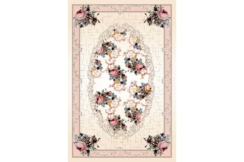 Homefesto Matta 80x120 cm - Multifärgad/Sammet - Textil & mattor - Matta - Orientalisk matta - Persisk matta