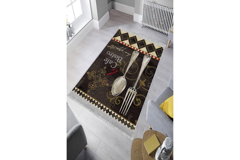 Homefesto Matta 80x120 cm - Multifärgad/Sammet - Textil & mattor - Matta - Orientalisk matta - Persisk matta