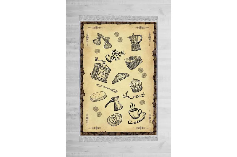 Homefesto Matta 80x120 cm - Multifärgad/Sammet - Textil & mattor - Matta - Orientalisk matta - Persisk matta