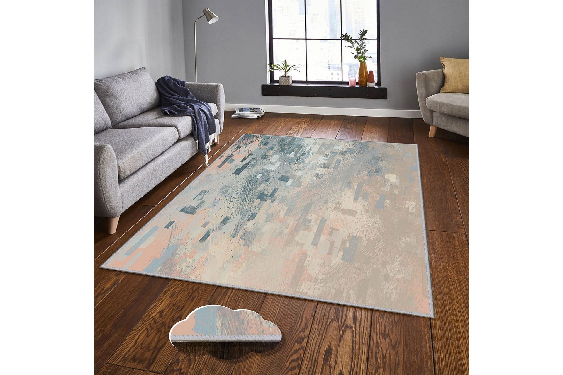 Homefesto Matta 80x120 cm - Multif&auml;rgad