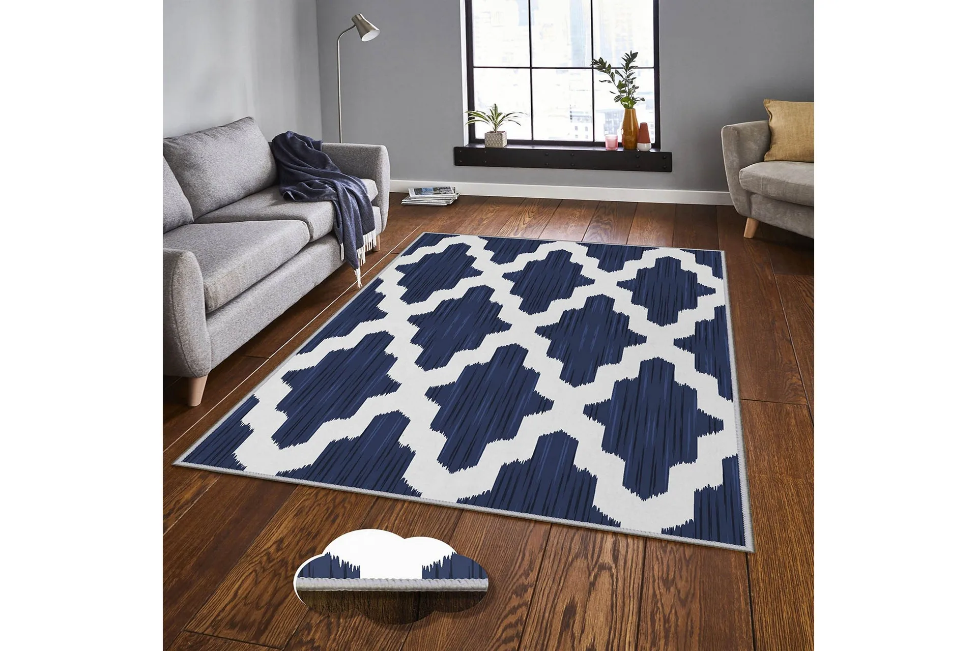 Homefesto Matta 80x120 cm - Multif&auml;rgad