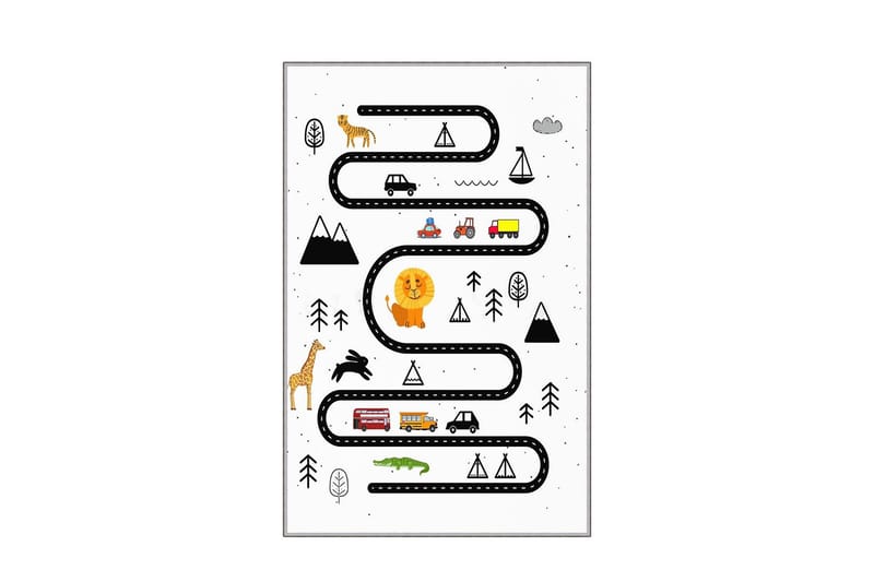 Homefesto Matta 80x150 cm - Multifärgad - Textil & mattor - Matta - Orientalisk matta - Persisk matta