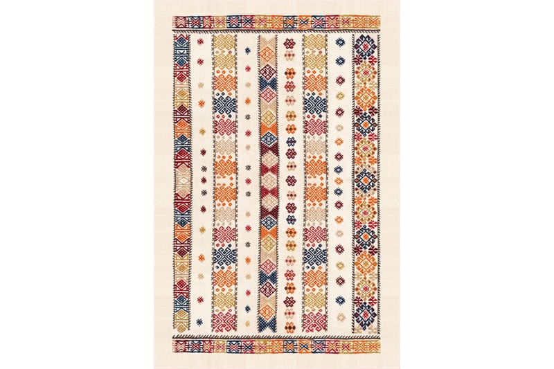 Homefesto Matta 80x150 cm, Multifärgad/Sammet