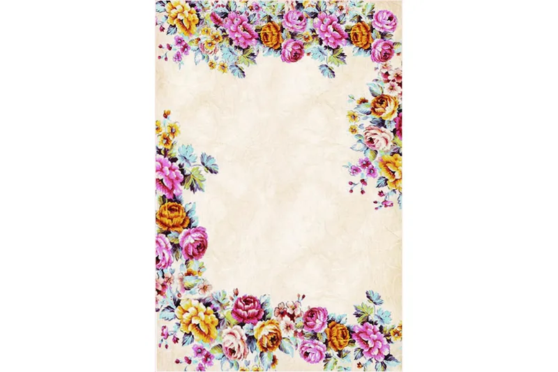 Homefesto Matta 80x150 cm - Multifärgad/Sammet - Textil & mattor - Matta - Orientalisk matta - Persisk matta