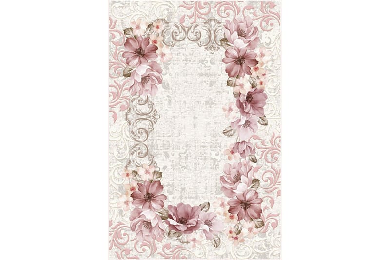 Homefesto Matta 80x150 cm, Multifärgad/Sammet