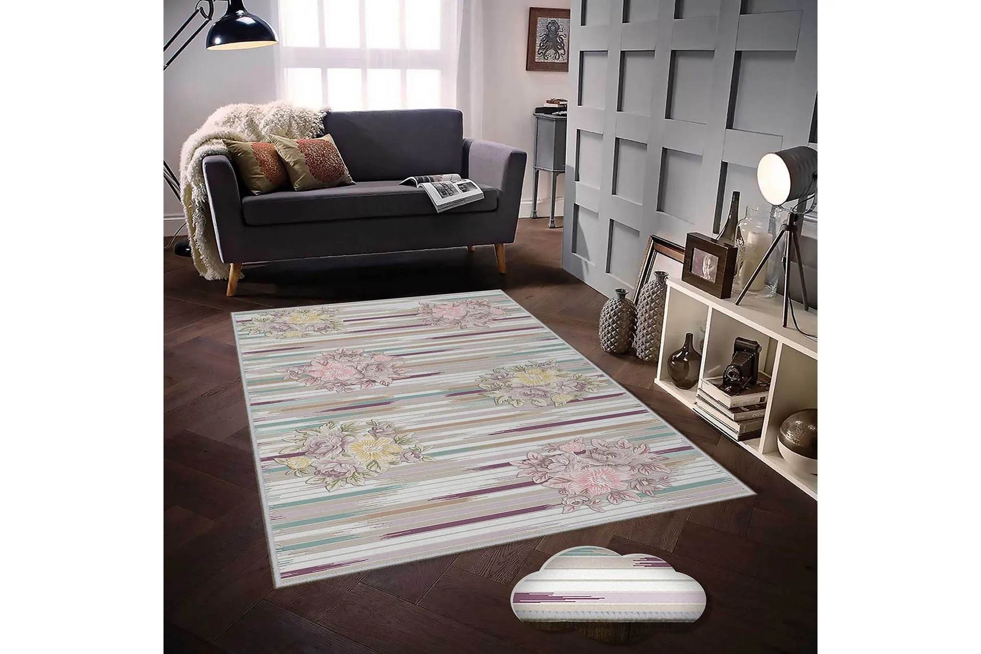 Homefesto Matta 80x150 cm - Multif&auml;rgad