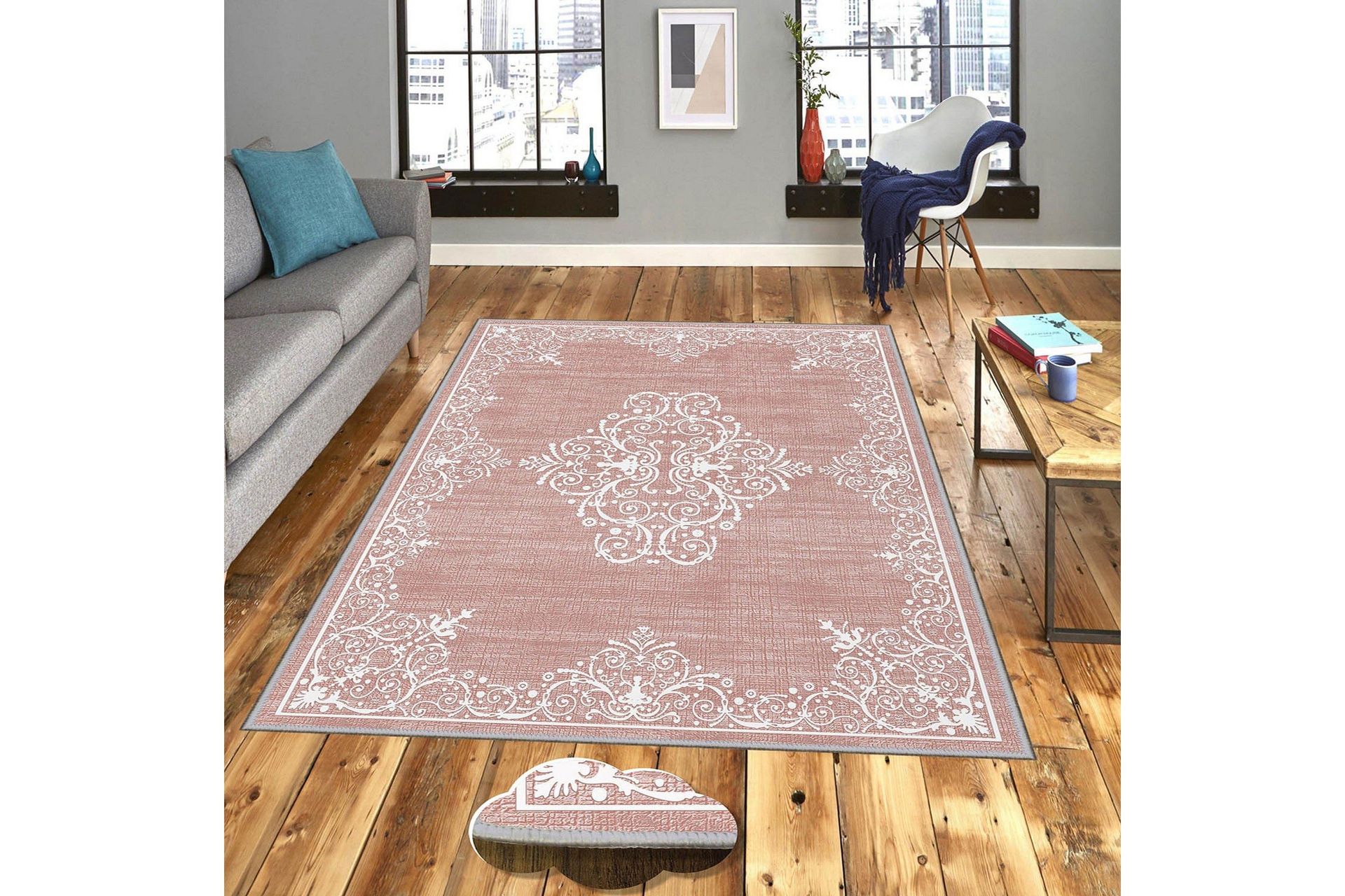 homefesto matta 80x150 cm - multifärgad