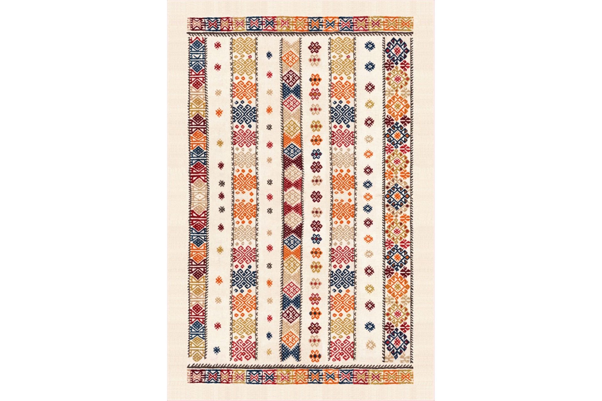 Homefesto Matta 80x150 cm - Multif&auml;rgad/Sammet