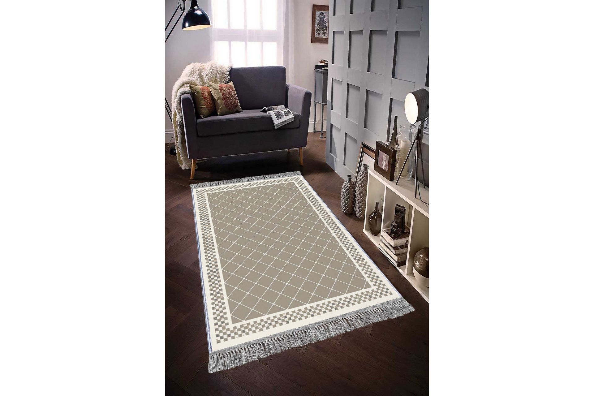 Homefesto Matta 80x150 cm - Multif&auml;rgad/Sammet