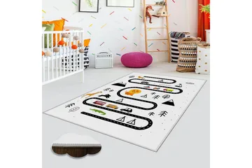 Homefesto Matta 80x200 cm - Multifärgad - Textil & mattor - Matta - Orientalisk matta - Persisk matta