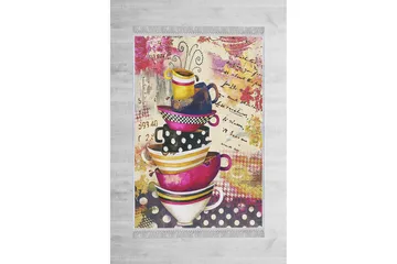 Homefesto Matta 80x200 cm - Multifärgad/Sammet - Textil & mattor - Matta - Orientalisk matta - Persisk matta