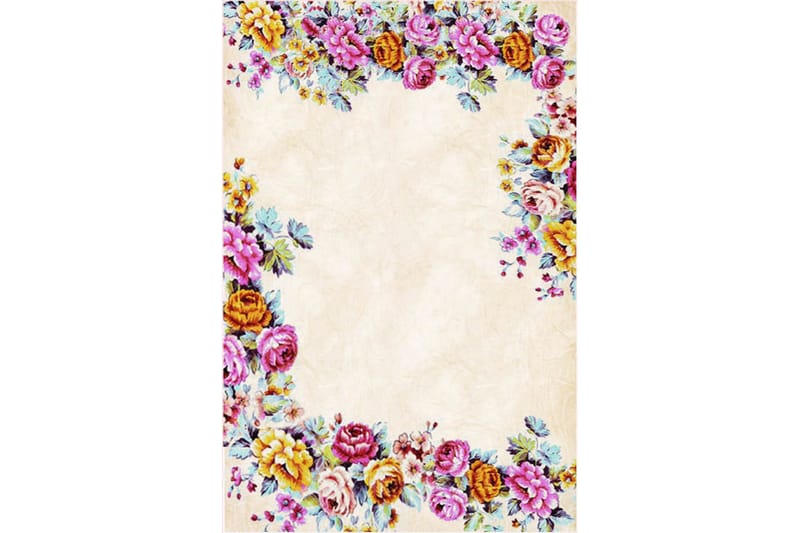 Homefesto Matta 80x200 cm - Multifärgad/Sammet - Textil & mattor - Matta - Orientalisk matta - Persisk matta