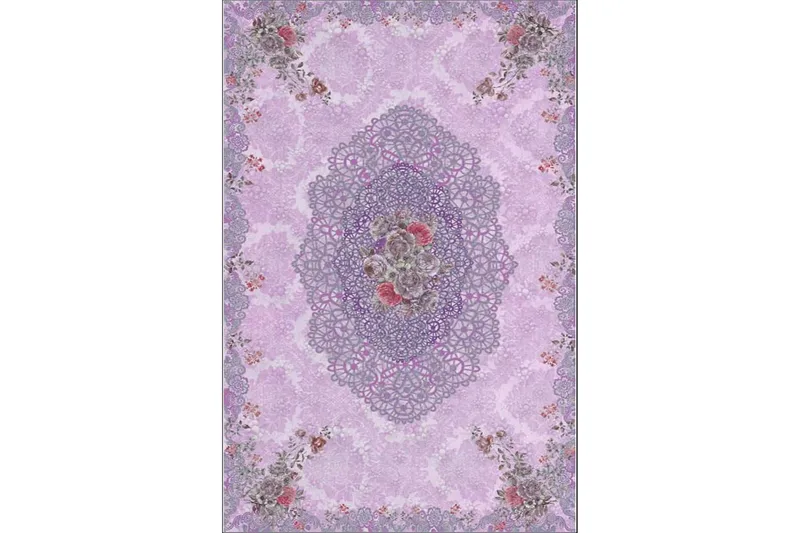 Homefesto Matta 80x200 cm, Multifärgad/Sammet