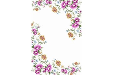 Homefesto Matta 80x200 cm - Multifärgad/Sammet - Textil & mattor - Matta - Orientalisk matta - Persisk matta