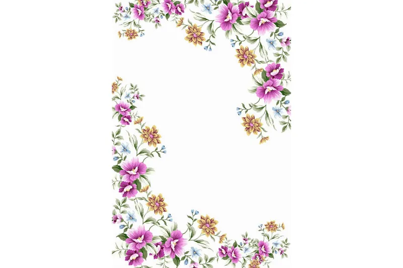 Homefesto Matta 80x200 cm, Multifärgad/Sammet