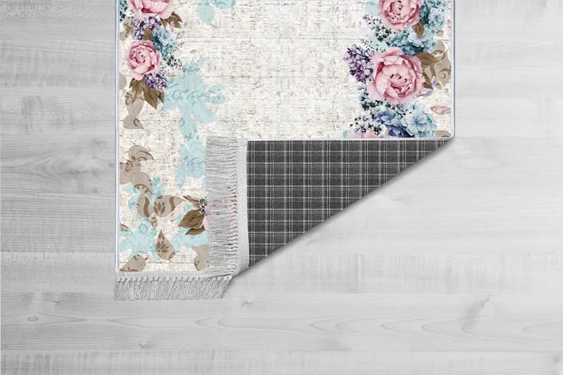 Homefesto Matta 80x200 cm - Multifärgad/Sammet - Textil & mattor - Matta - Orientalisk matta - Persisk matta