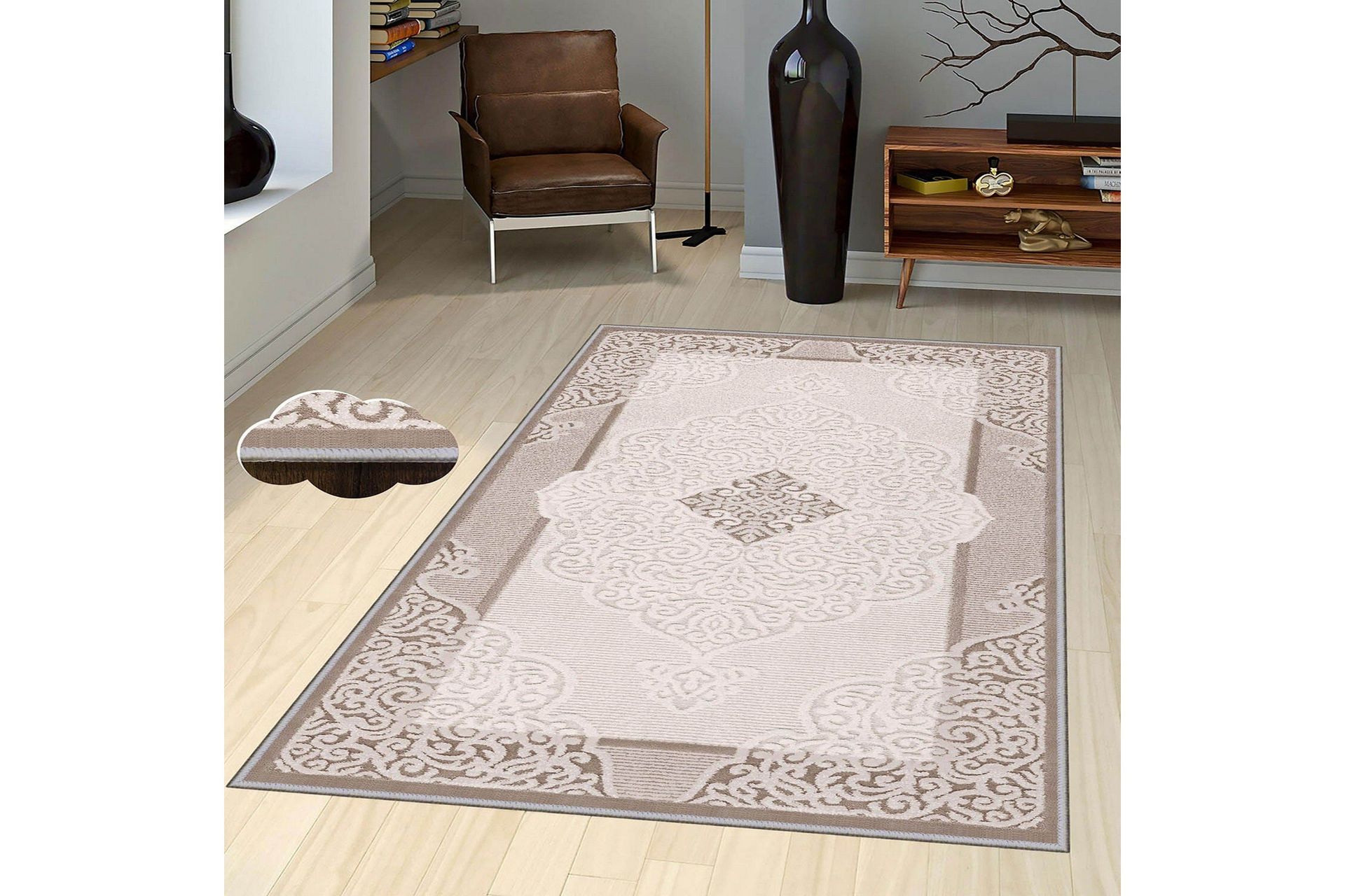 Homefesto Matta 80x200 cm - Multifärgad