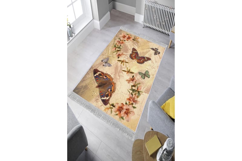 Homefesto Matta 80x300 cm - Multifärgad/Sammet - Textil & mattor - Matta - Orientalisk matta - Persisk matta