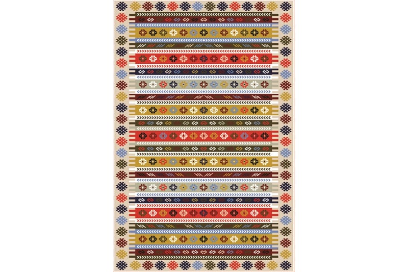 Homefesto Matta 80x300 cm - Multifärgad/Sammet - Textil & mattor - Matta - Orientalisk matta - Persisk matta