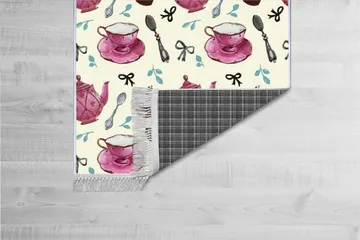 Homefesto Matta 80x300 cm - Multifärgad/Sammet - Textil & mattor - Matta - Orientalisk matta - Persisk matta