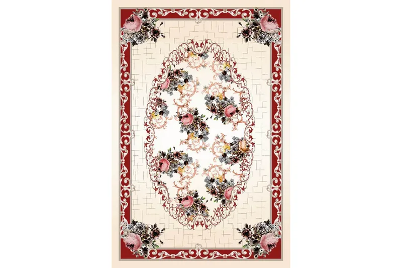 Homefesto Matta 80x300 cm - Multifärgad/Sammet - Textil & mattor - Matta - Orientalisk matta - Persisk matta