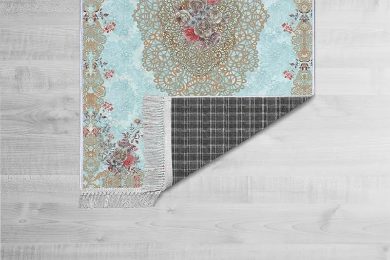 Homefesto Matta 80x300 cm - Multifärgad/Sammet - Textil & mattor - Matta - Orientalisk matta - Persisk matta