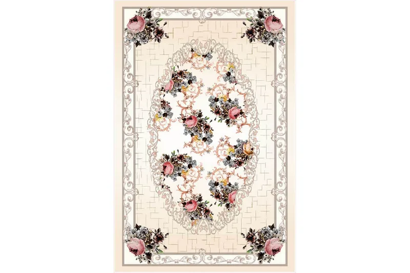 Homefesto Matta 80x300 cm - Multifärgad/Sammet - Textil & mattor - Matta - Orientalisk matta - Persisk matta