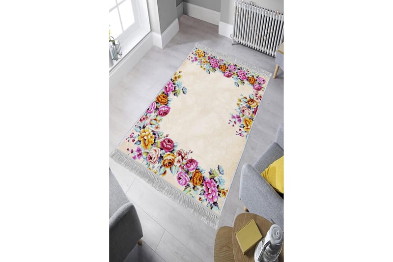 Homefesto Matta 80x300 cm - Multifärgad/Sammet - Textil & mattor - Matta - Orientalisk matta - Persisk matta