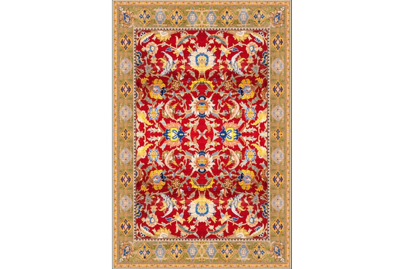 Homefesto Matta 80x300 cm - Multifärgad/Sammet - Textil & mattor - Matta - Orientalisk matta - Persisk matta