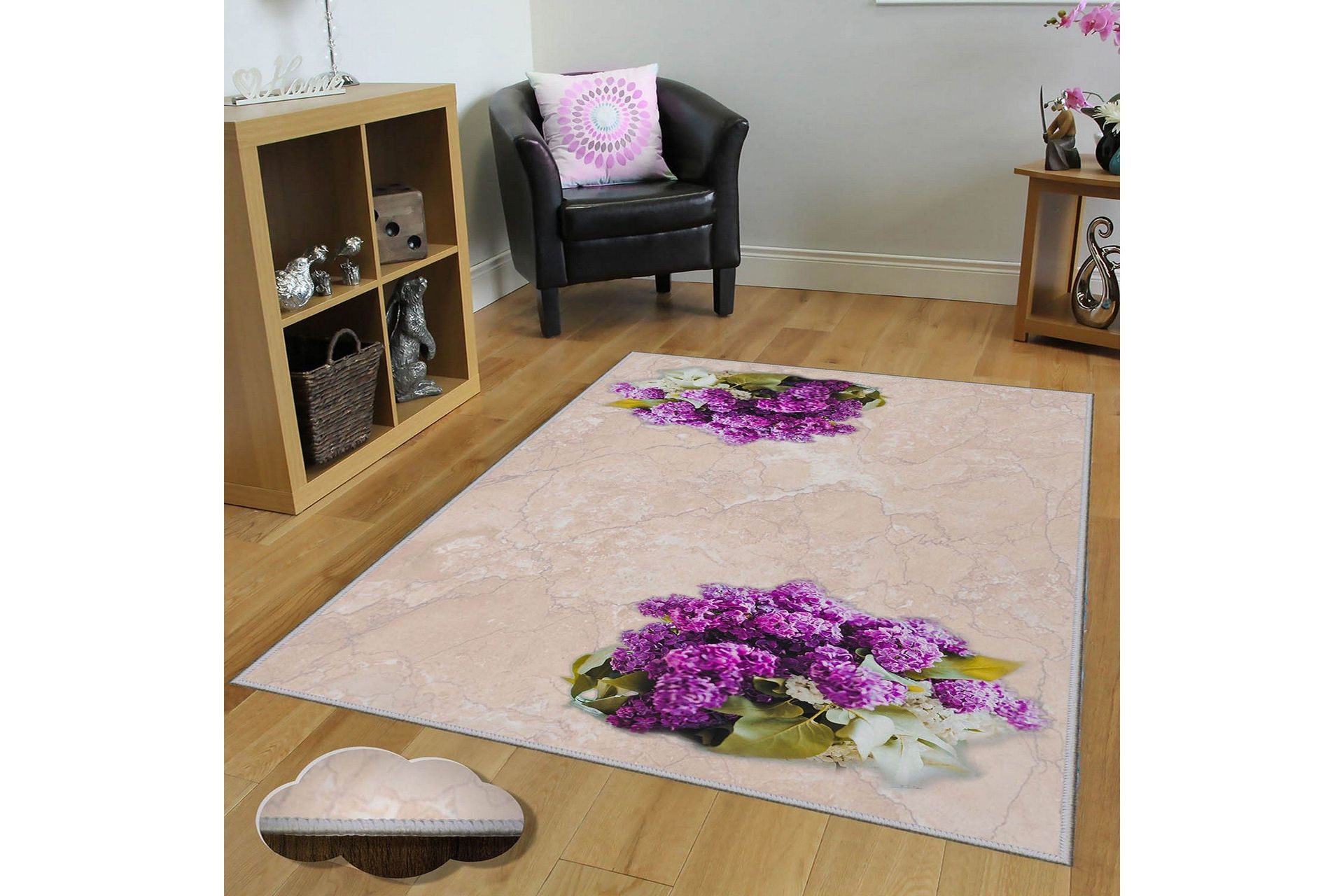 homefesto matta 80x300 cm - multifärgad