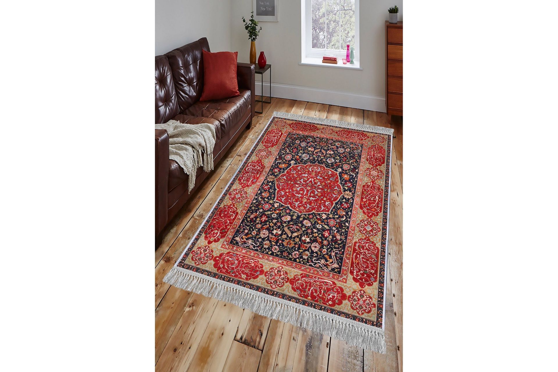 Homefesto Matta 80x300 cm - Multif&auml;rgad/Sammet