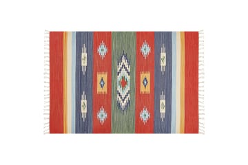 Kamaris Kelimmatta 140x200 cm - Röd - Textil & mattor - Matta - Orientalisk matta - Kelimmatta