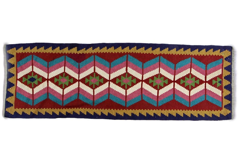 Handknuten Persisk Matta 65x190 cm Kelim - Flerfärgad - Kelimmatta
