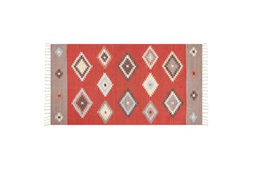 Kelimmatta Lorut 80x150 cm - Röd - Textil & mattor - Matta - Orientalisk matta - Kelimmatta
