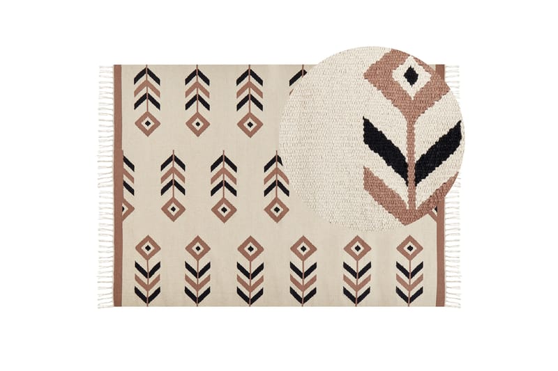 Kelimmatta Niavan 200x300 cm - Beige - Textil & mattor - Matta - Orientalisk matta - Kelimmatta