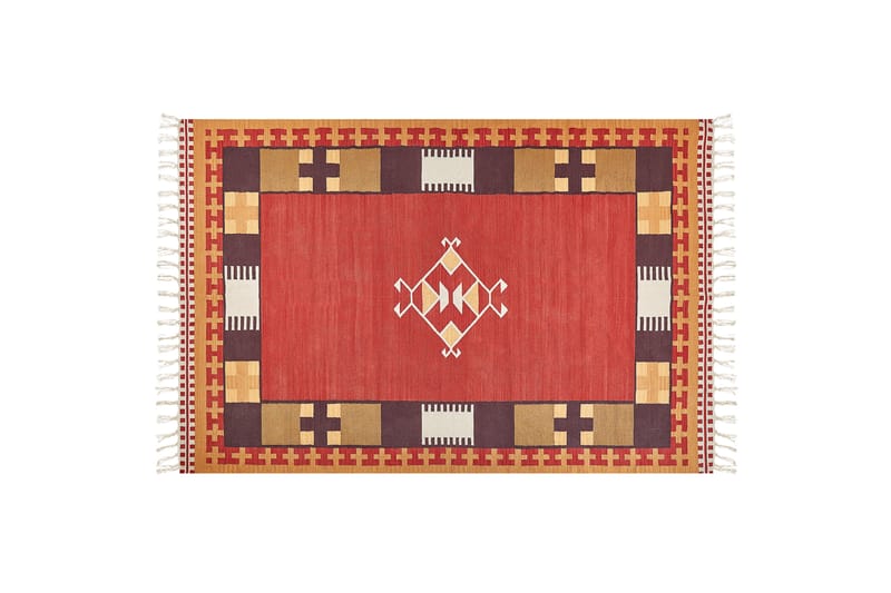 Kelimmatta Parakar 200x300 cm - Röd - Textil & mattor - Matta - Orientalisk matta - Kelimmatta
