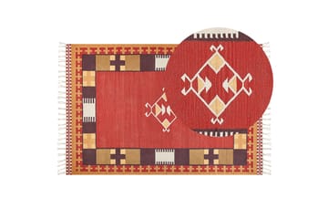 Kelimmatta Parakar 200x300 cm - Röd - Textil & mattor - Matta - Orientalisk matta - Kelimmatta