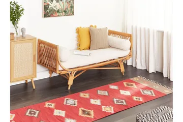 Lorut Kelimmatta 80x300 cm - Röd - Textil & mattor - Matta - Orientalisk matta - Kelimmatta