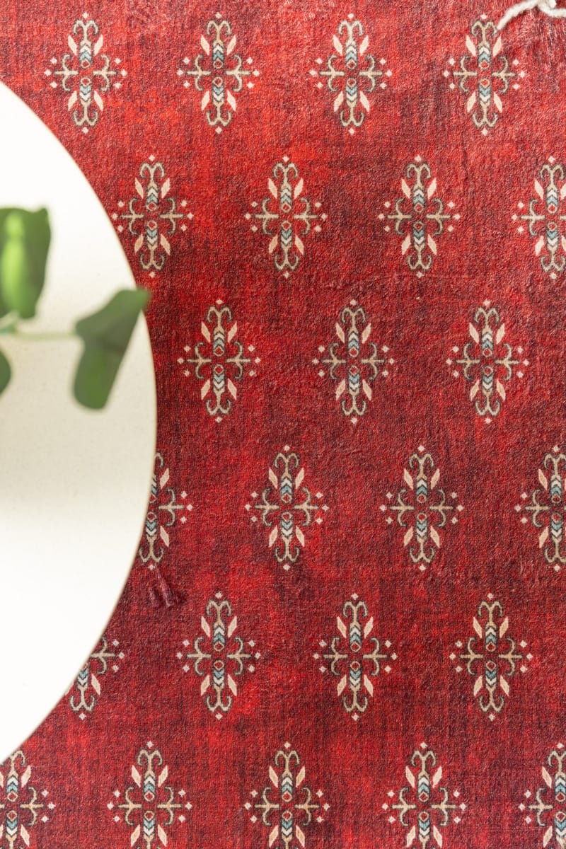Maskinvävd Matta Tarfaya 240x340 cm - Röd - Textil & mattor - Matta - Orientalisk matta - Persisk matta