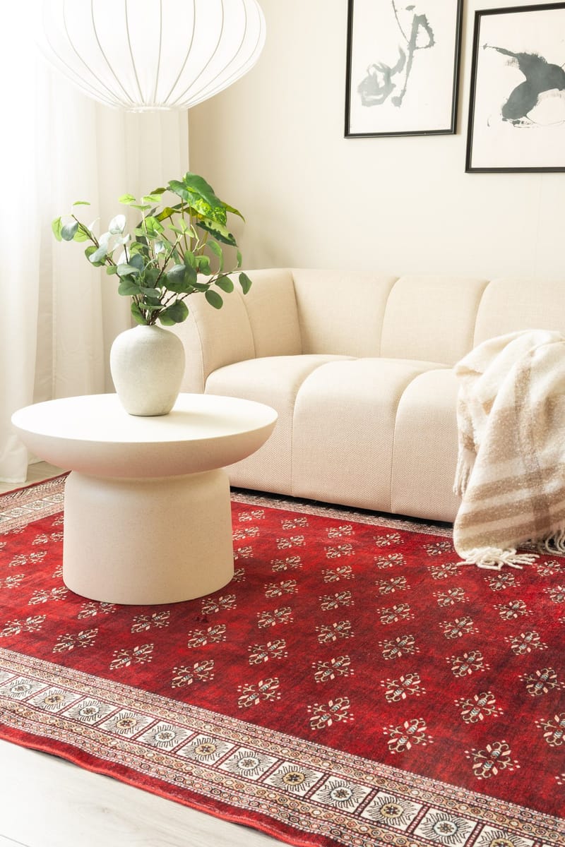 Maskinvävd Matta Tarfaya 240x340 cm - Röd - Textil & mattor - Matta - Orientalisk matta - Persisk matta