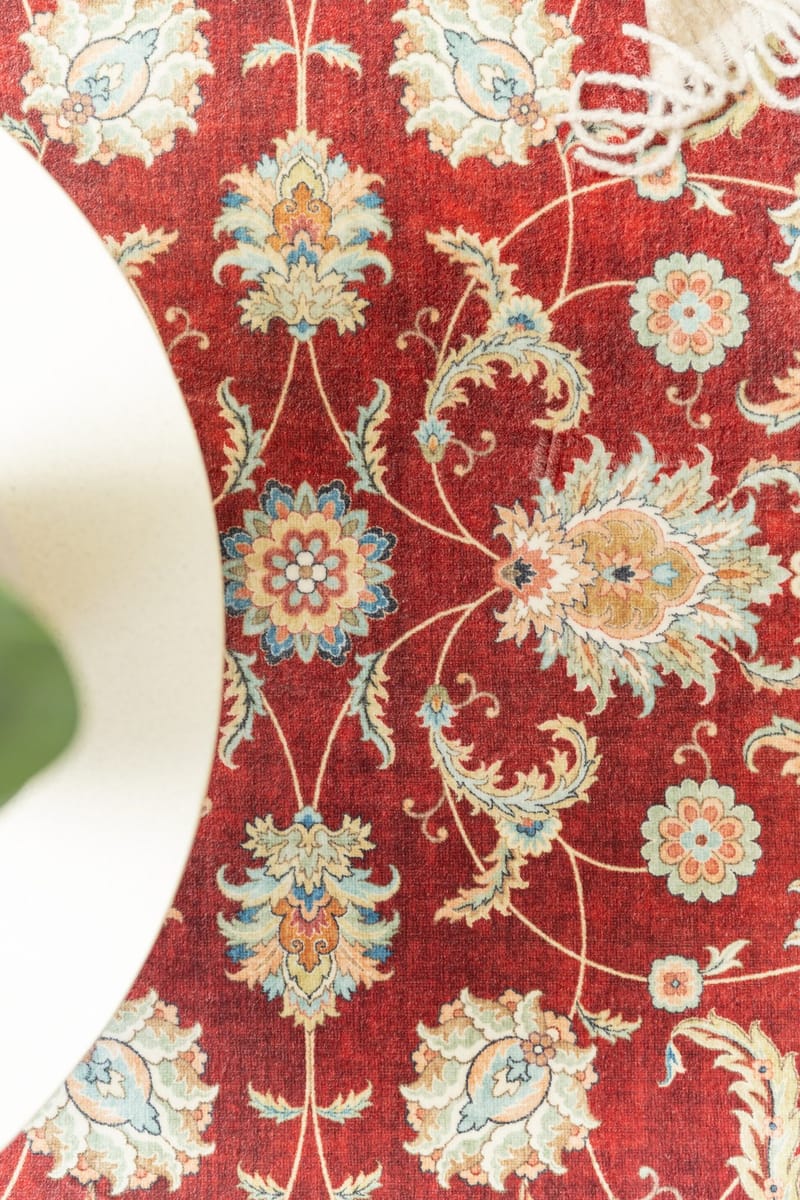 Maskinvävd Matta Tarfaya 80x150 cm - Röd - Textil & mattor - Matta - Orientalisk matta - Persisk matta