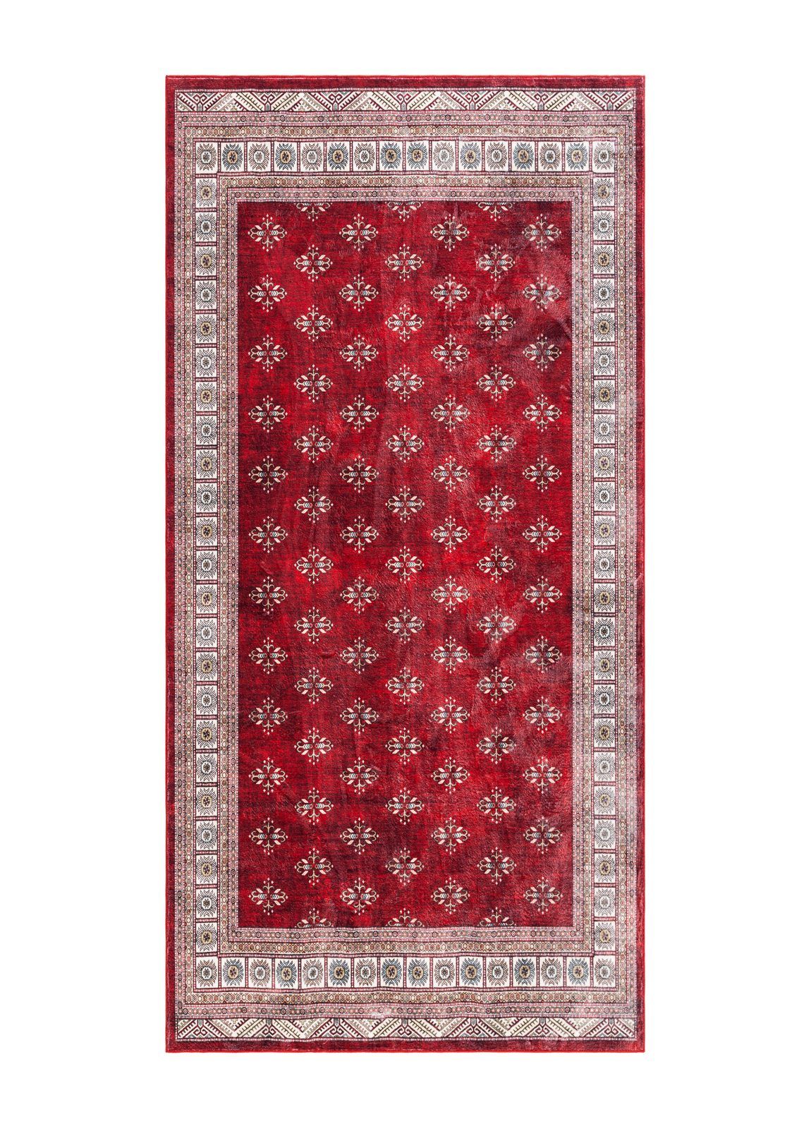 Maskinvävd Matta Tarfaya 80x150 cm - Röd