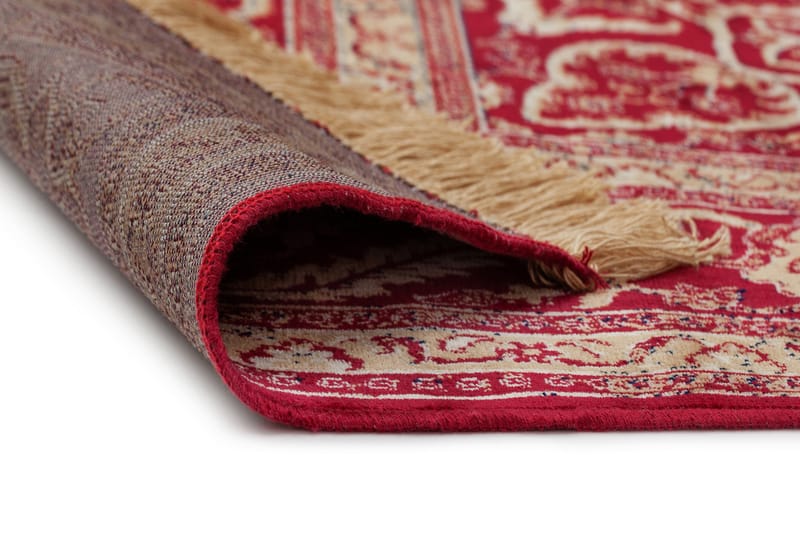 Matta Casablanca 200x300 cm - Röd - Orientalisk matta - Persisk matta - Stor matta