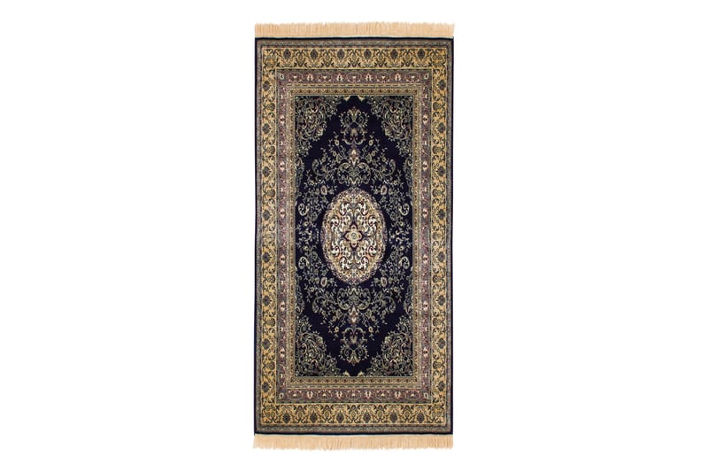 Matta Casablanca Medallion 80x250 - Marinblå - Persisk matta - Orientalisk matta