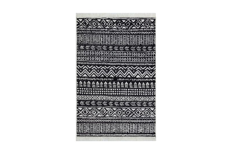 Matta Eko Hali 120x180 cm - Svart/Vit - Orientalisk matta - Persisk matta